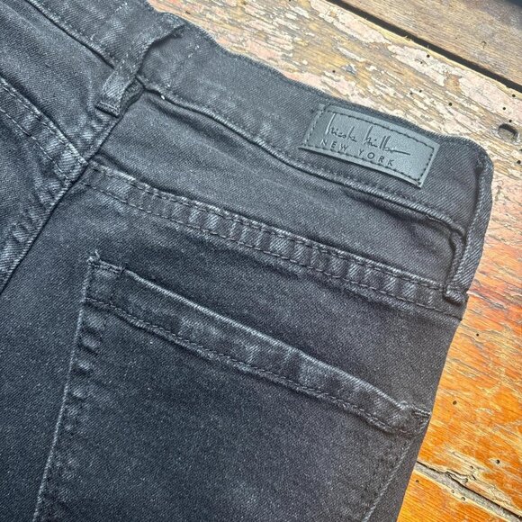 Nicole Miller Soho High Rise Bootcut Jeans Womens 4 Black Flare - Picture 7 of 8